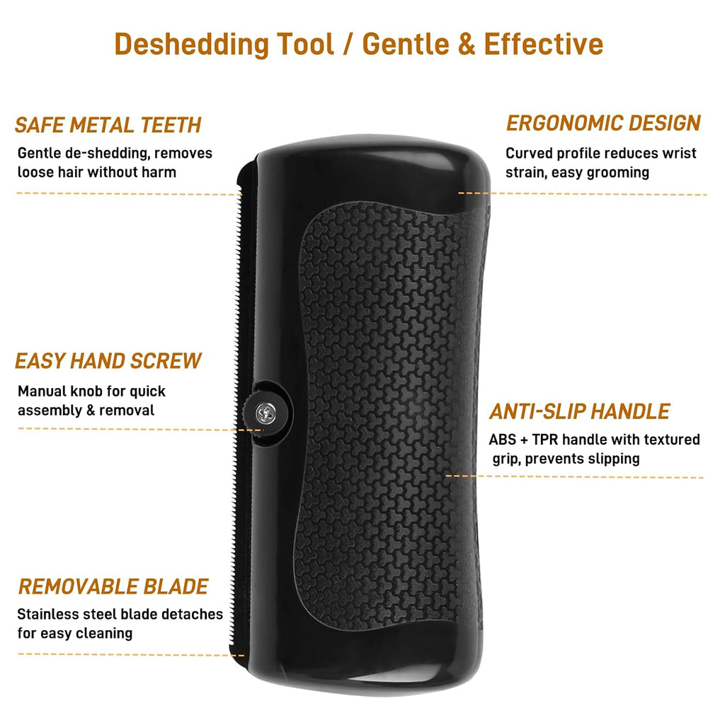 Deshedding Dog Brush, Dog Brush for Shedding Dogs Cats Horses Short Hair